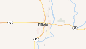 Fifield, Wisconsin map