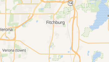 Fitchburg, Wisconsin map