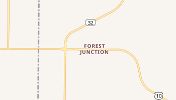 Forest Junction, Wisconsin map