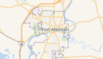 Fort Atkinson, Wisconsin map