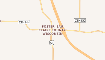 Foster, Wisconsin map
