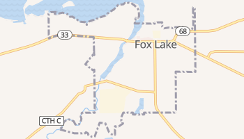 Fox Lake, Wisconsin map