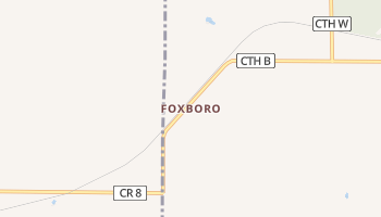 Foxboro, Wisconsin map