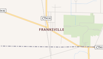 Franksville, Wisconsin map