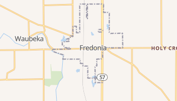 Fredonia, Wisconsin map