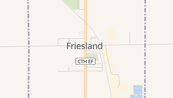 Friesland, Wisconsin map