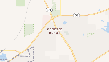 Genesee, Wisconsin map