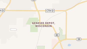 Genesee Depot, Wisconsin map