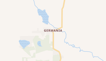 Germania, Wisconsin map
