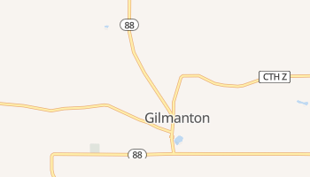 Gilmanton, Wisconsin map