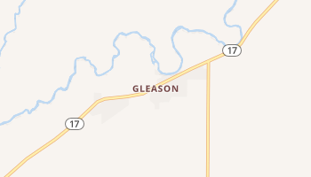 Gleason, Wisconsin map