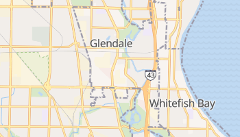 Glendale, Wisconsin map