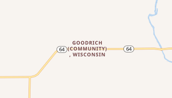 Goodrich, Wisconsin map