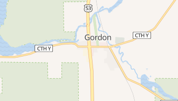 Gordon, Wisconsin map
