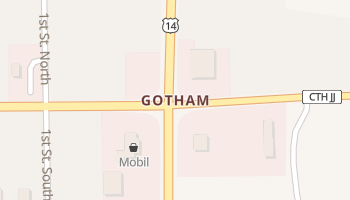 Gotham, Wisconsin map