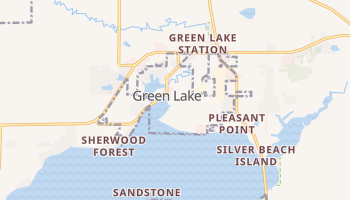 Green Lake, Wisconsin map
