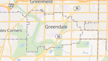 Greendale, Wisconsin map