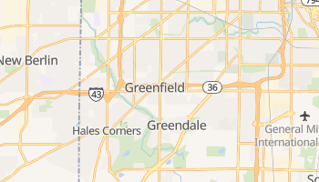 Greenfield, Wisconsin map