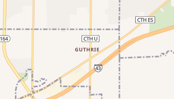Guthrie, Wisconsin map