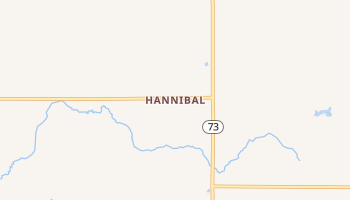 Hannibal, Wisconsin map