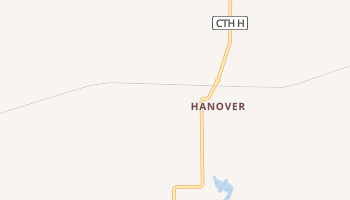 Hanover, Wisconsin map