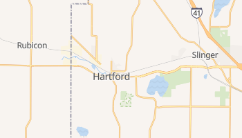 Hartford, Wisconsin map