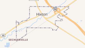 Hixton, Wisconsin map