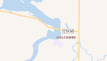 Holcombe, Wisconsin map