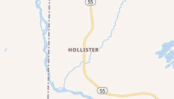 Hollister, Wisconsin map