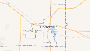 Hortonville, Wisconsin map
