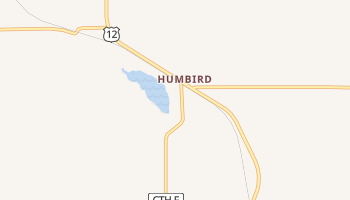 Humbird, Wisconsin map