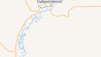Independence, Wisconsin map