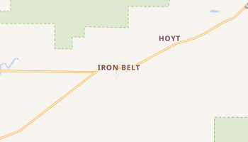 Iron Belt, Wisconsin map
