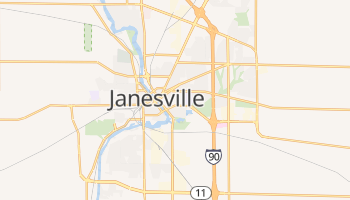 Janesville, Wisconsin map