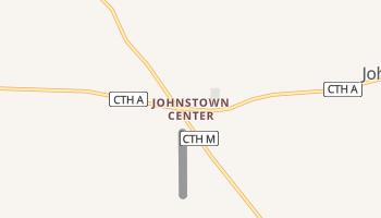 Johnstown Center, Wisconsin map