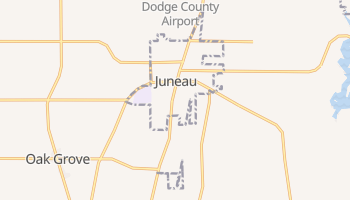 Juneau, Wisconsin map