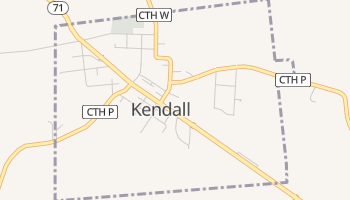 Kendall, Wisconsin map