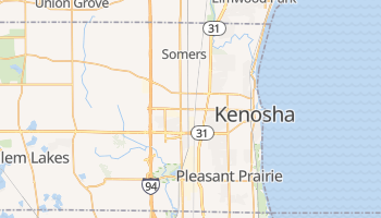 Kenosha, Wisconsin map