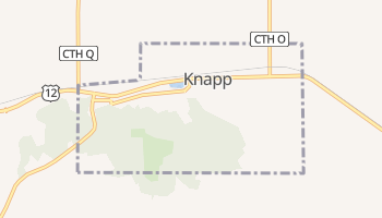 Knapp, Wisconsin map