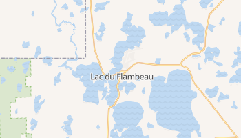 Lac du Flambeau, Wisconsin map