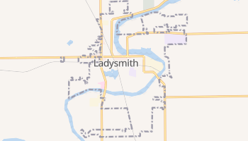 Ladysmith, Wisconsin map