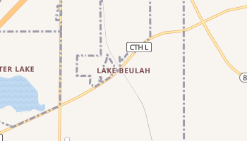 Lake Beulah, Wisconsin map
