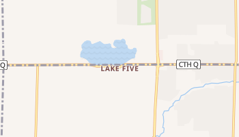 Lake Five, Wisconsin map