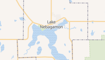 Lake Nebagamon, Wisconsin map