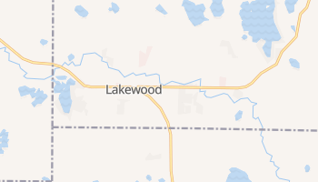 Lakewood, Wisconsin map