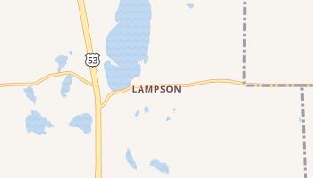 Lampson, Wisconsin map