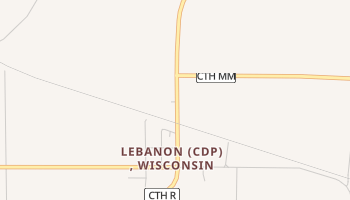 Lebanon, Wisconsin map