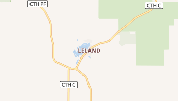 Leland, Wisconsin map