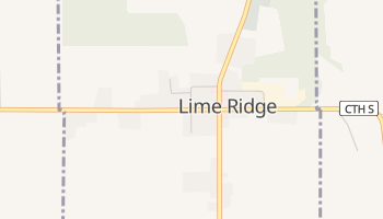 Lime Ridge, Wisconsin map