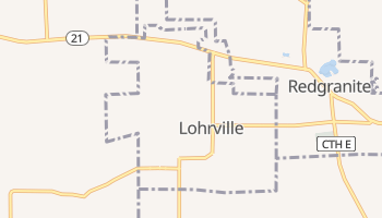 Lohrville, Wisconsin map